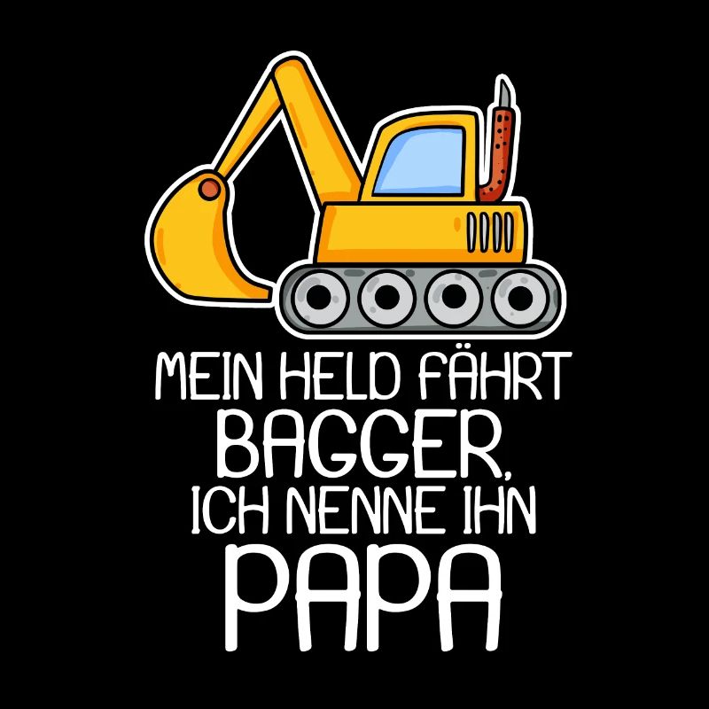 Bagger Bauarbeiter Papa