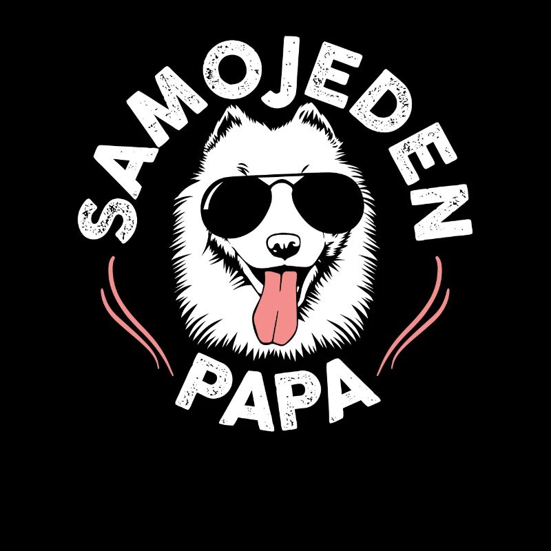 Samojede Samojeden Papa Samojedenhunde Geschenk