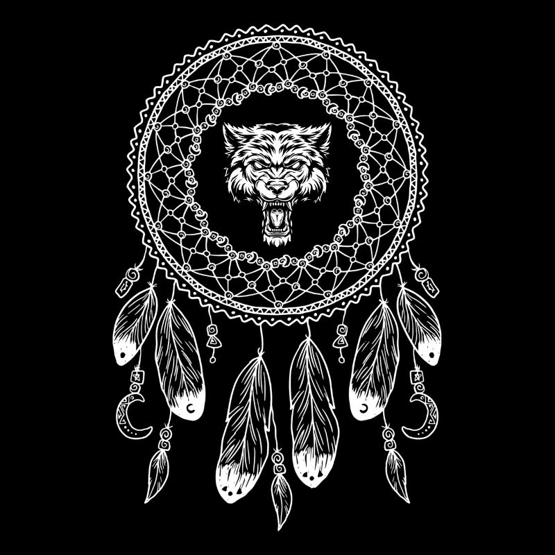 Sternzeichen Native American Wolf
