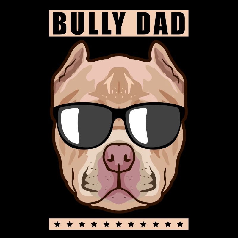 Bully Dad American Bully Hundebesitzer Geschenk