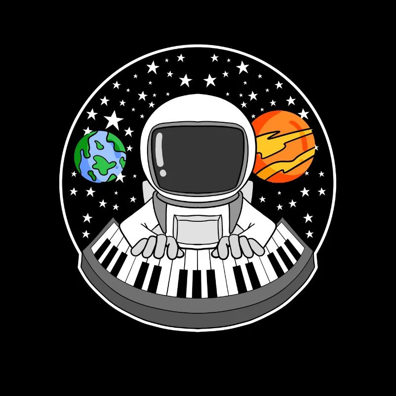 L’astronaute joue du piano