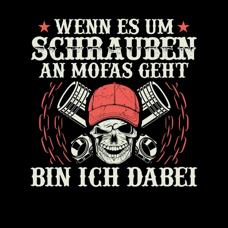 Mofa Mofas Mofafahrer Moped Schrauber Geschenk