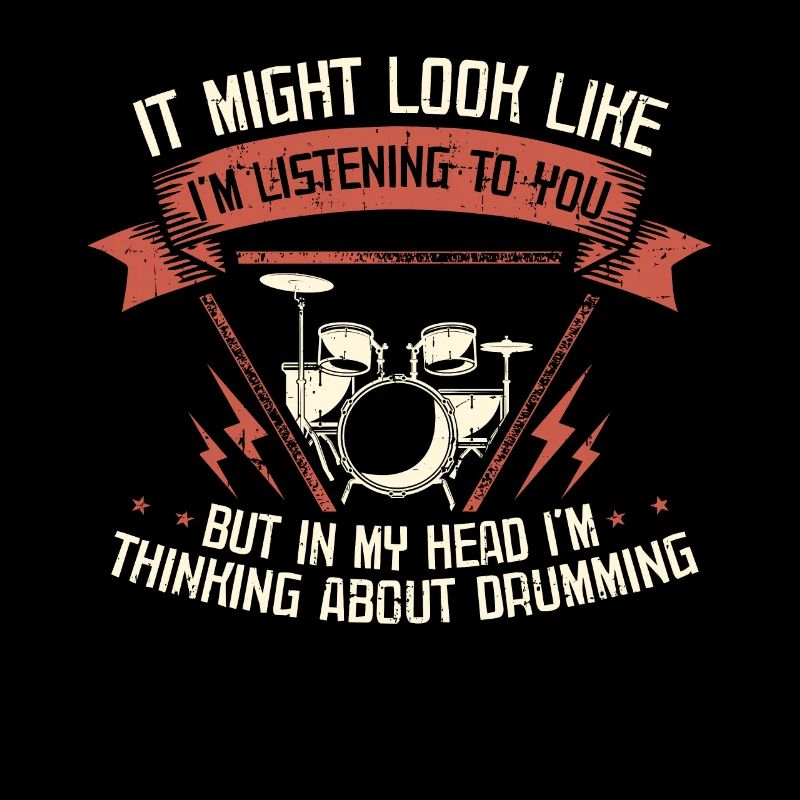 Schlagzeuger Drummer Schlagzeug Drums Geschenk