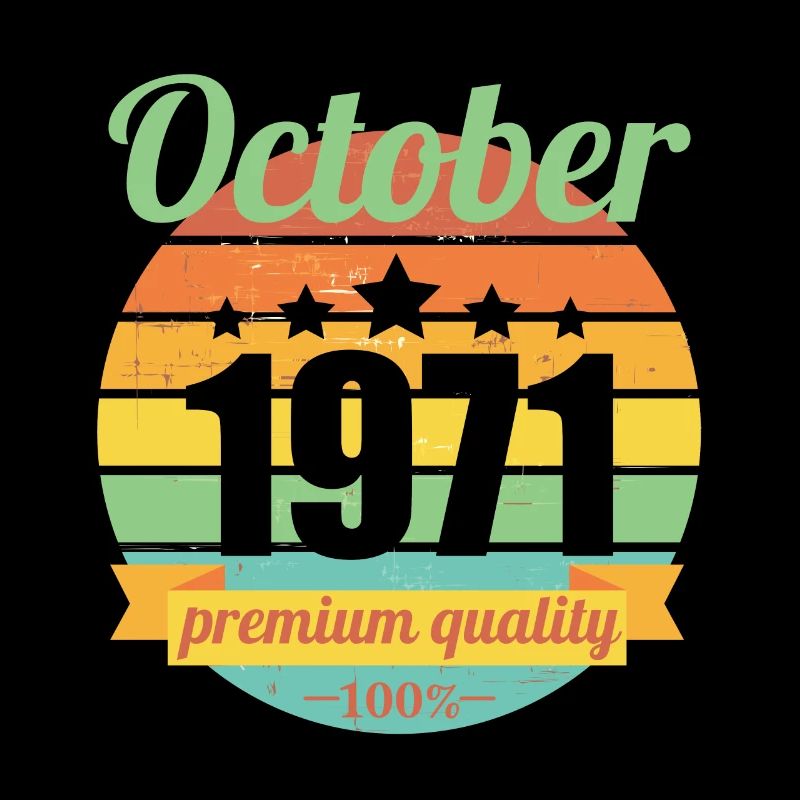 50e anniversaire 50 ans 50 ans october 1971