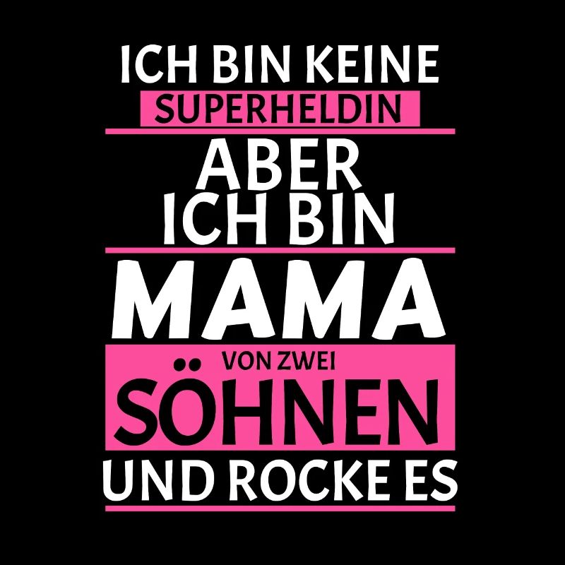 Mama von zwei Söhnen