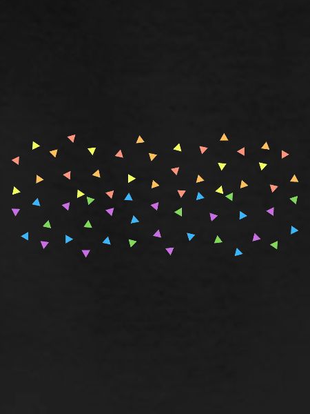 Gay pride triangles
