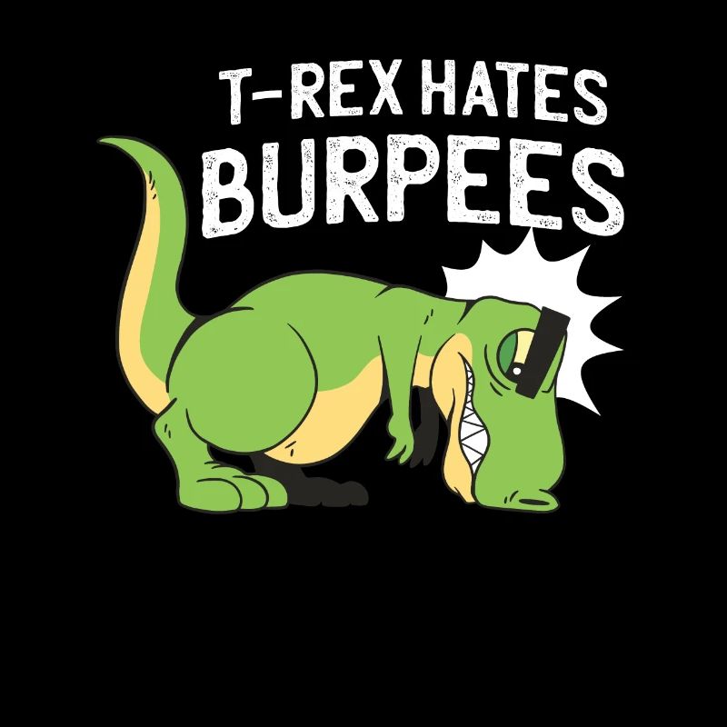 T-Rex Rex Dinosaurier Training Spruch Geschenk