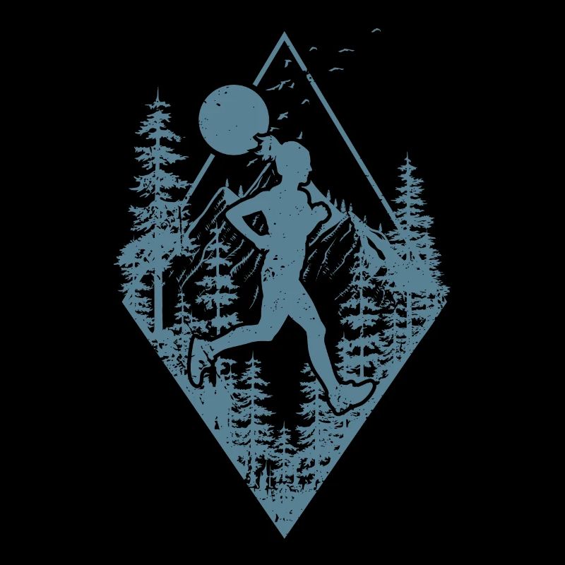 Trail dans la forêt