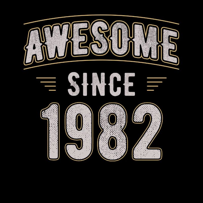 Awsome since 1982 vintage birthday