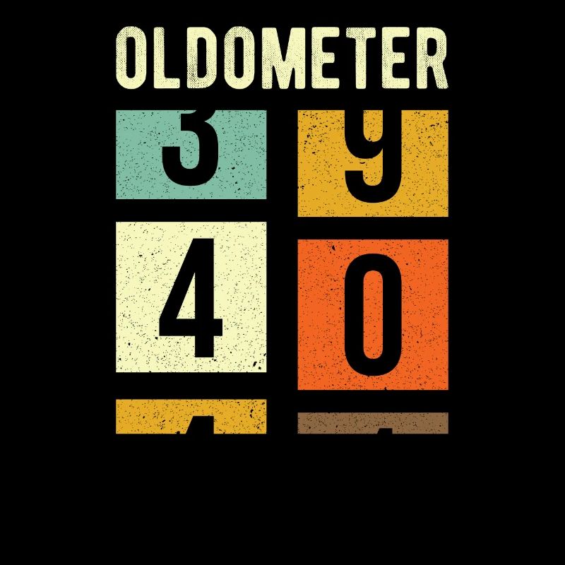 Oldometer 40th Birthday Gift
