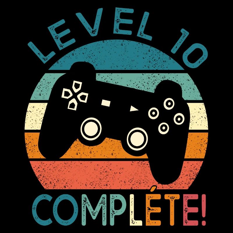 Level 10 Gift Video Games Anniversary 10 Years