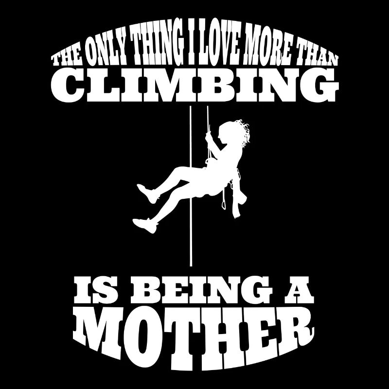 Bergsteigen Mom Bouldern Klettern Mutter Mama