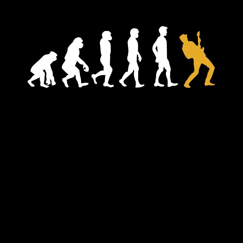 Gitarrist Geschenk Evolution Gitarre