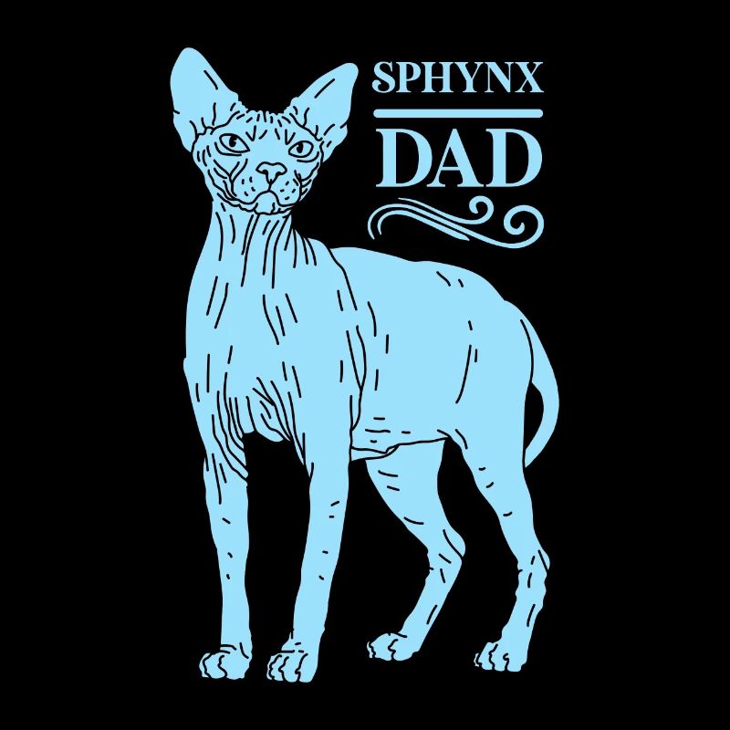 Sphynx dad Sphynx chat Sphynx sphinx chat cadeau