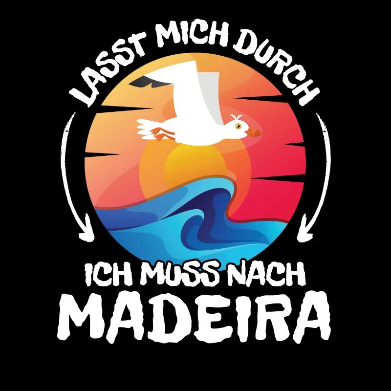 Lasst mich durch nach Madeira Möwe Sonne Strand