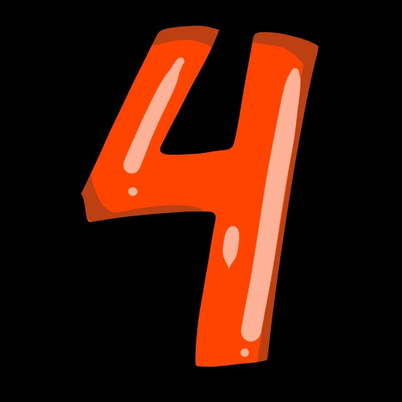 4 red