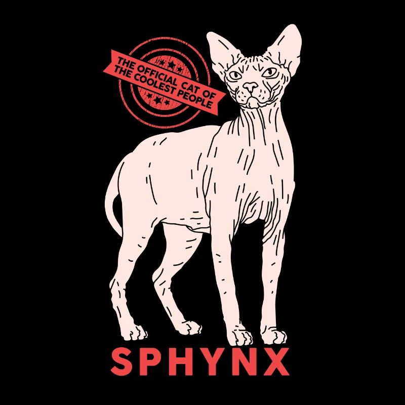Sphynx Katze Sphinx Katzenbesitzer Geschenk