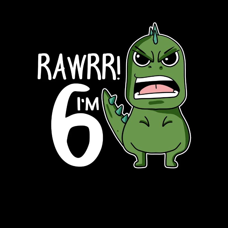 6. Geburtstag - 6 Jahre alt - Ich bin 6