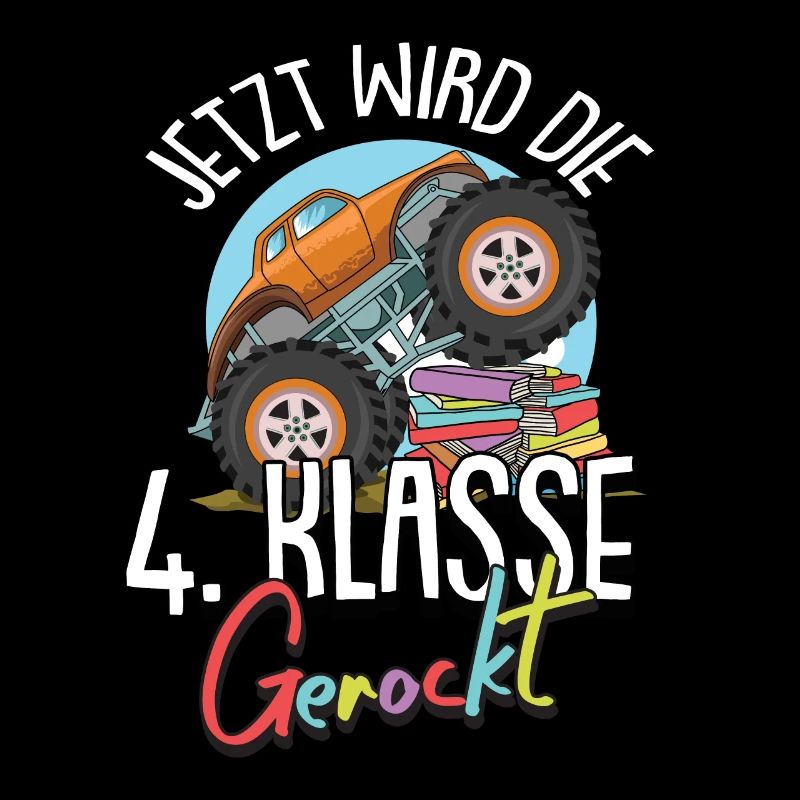 4. Klasse Junge Auto Schule Abschluss Geschenk