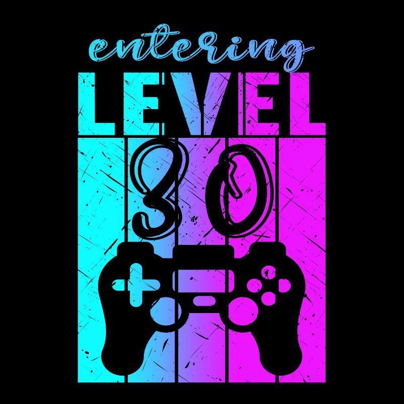 Level 30 Gaming Controller 30. Geburtstag
