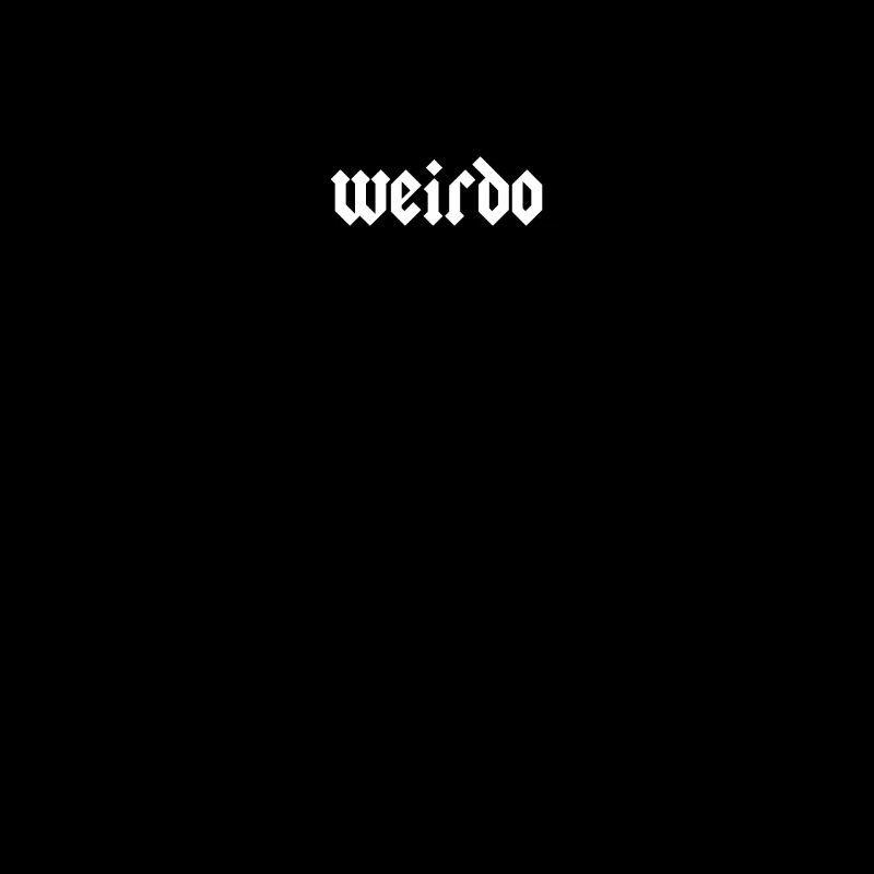 Weirdo Anders Spécial Emo Goth Punk Geek Weird