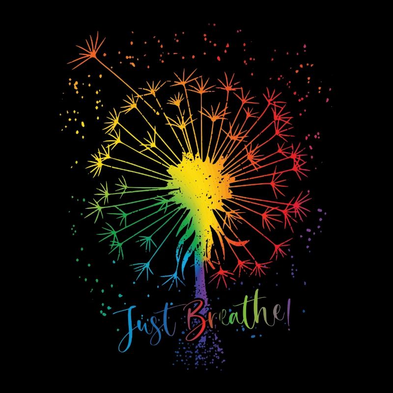Just Dandelion Rainbow LBGT Sarcasm
