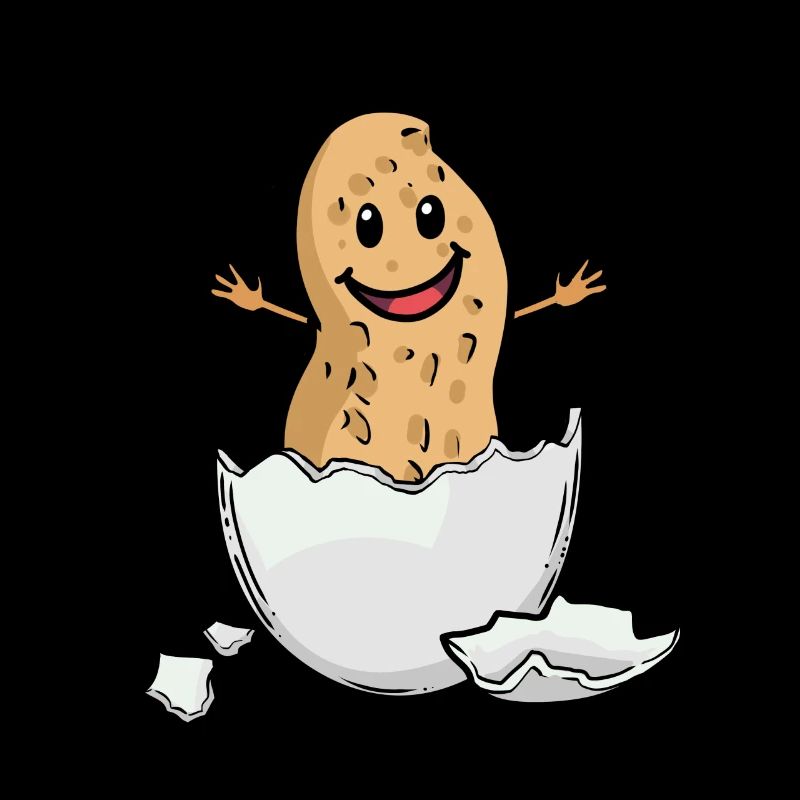 Peanut Nut Eggshell Birth Baby Hurray