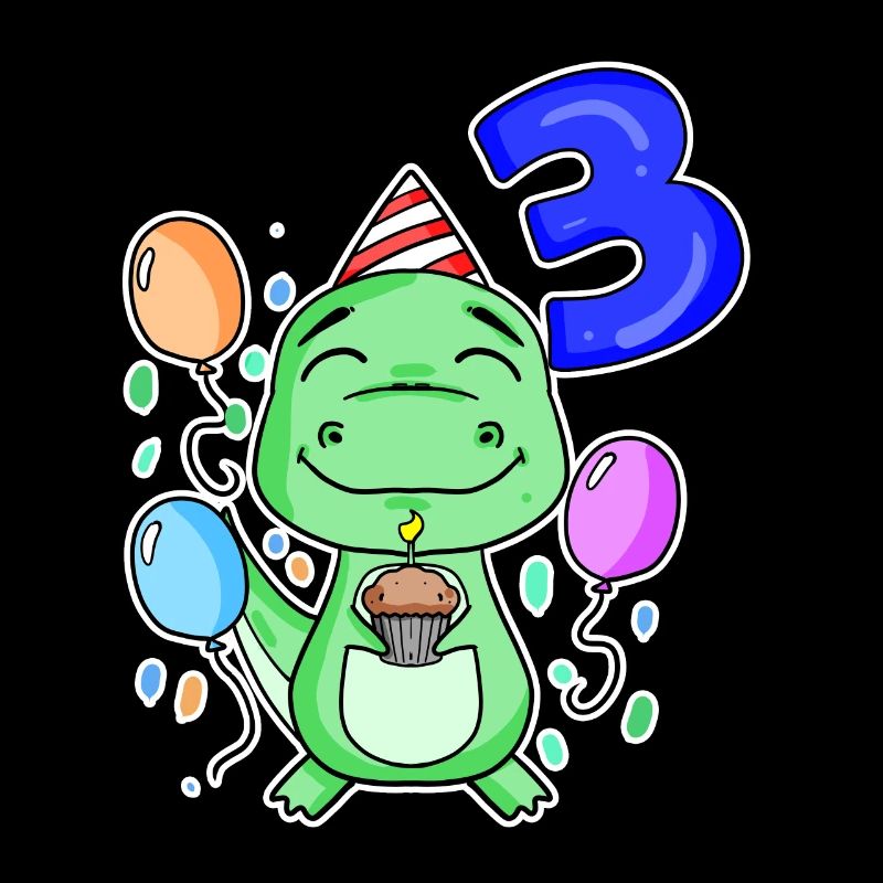 3 years old - Dinosaurs - 3rd birthday gift