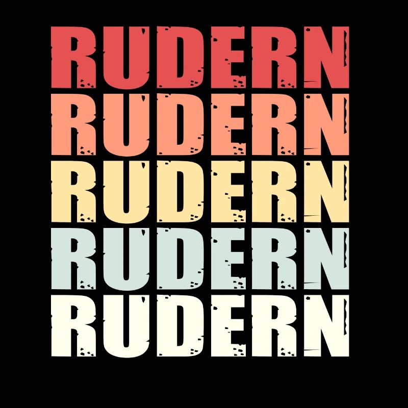 Rudern Ruderer Ruder Spruch Retro Geschenk