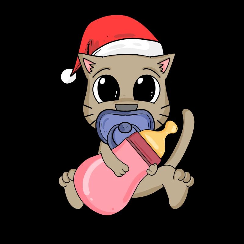 Bébé Chat Noël