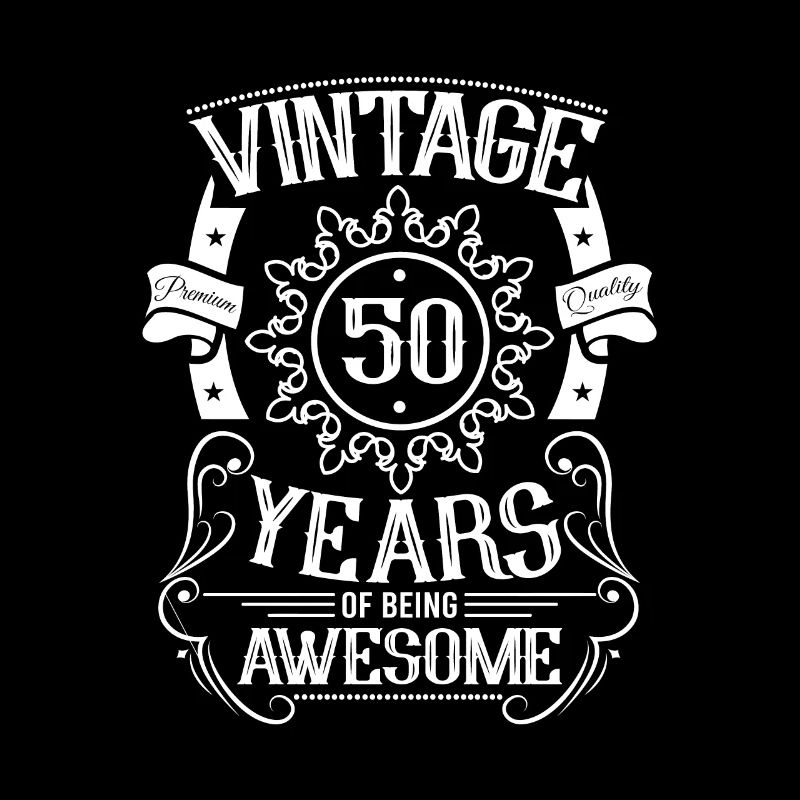 Birthday 50 Years Awesome