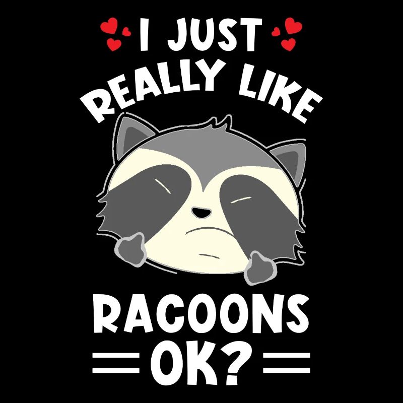 Raton laveur Dire que j’aime vraiment Raccons ok