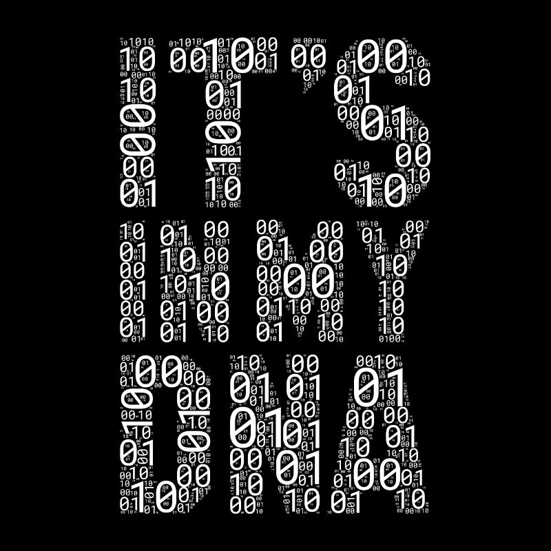 Drôle de dire motivant C’est dans mon ADN