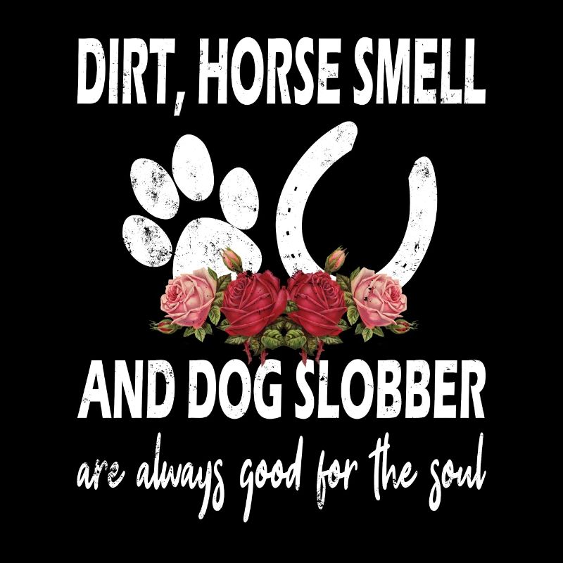 Chiens et chevaux - Odeur de cheval et dog Slobber