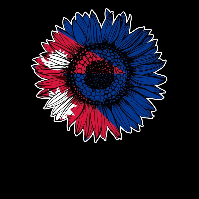 Drapeau du Népal Tournesol