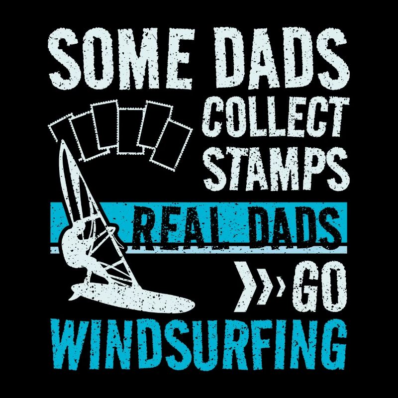 Real dad go windsurfing