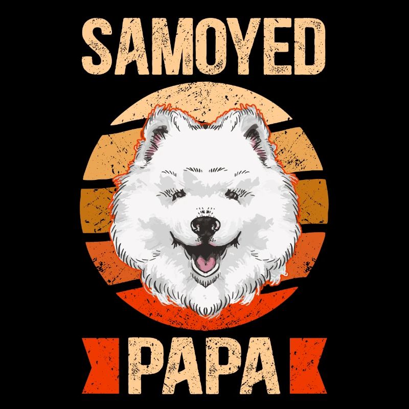 Samoyed Papa Dog Owner Owner Gift