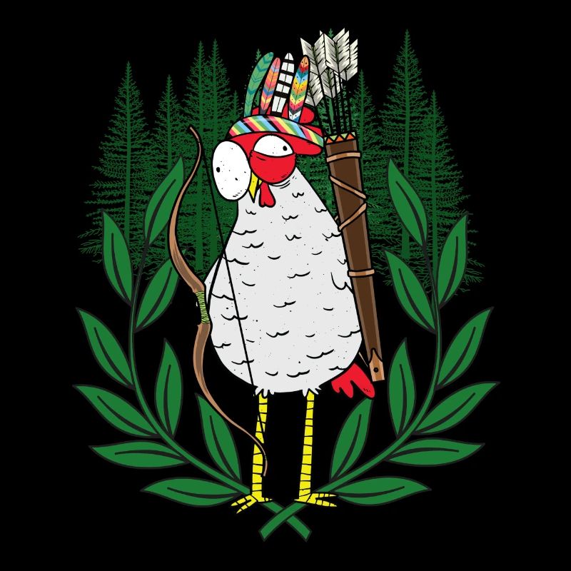 Chicken Warrior Poultry Archer