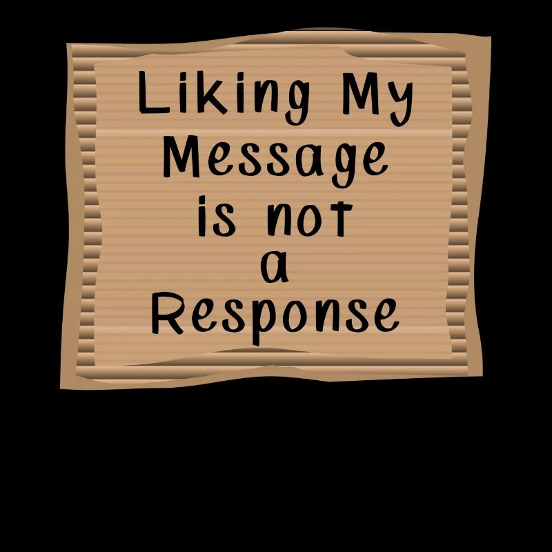 Aimer mon message n’est pas une réponse