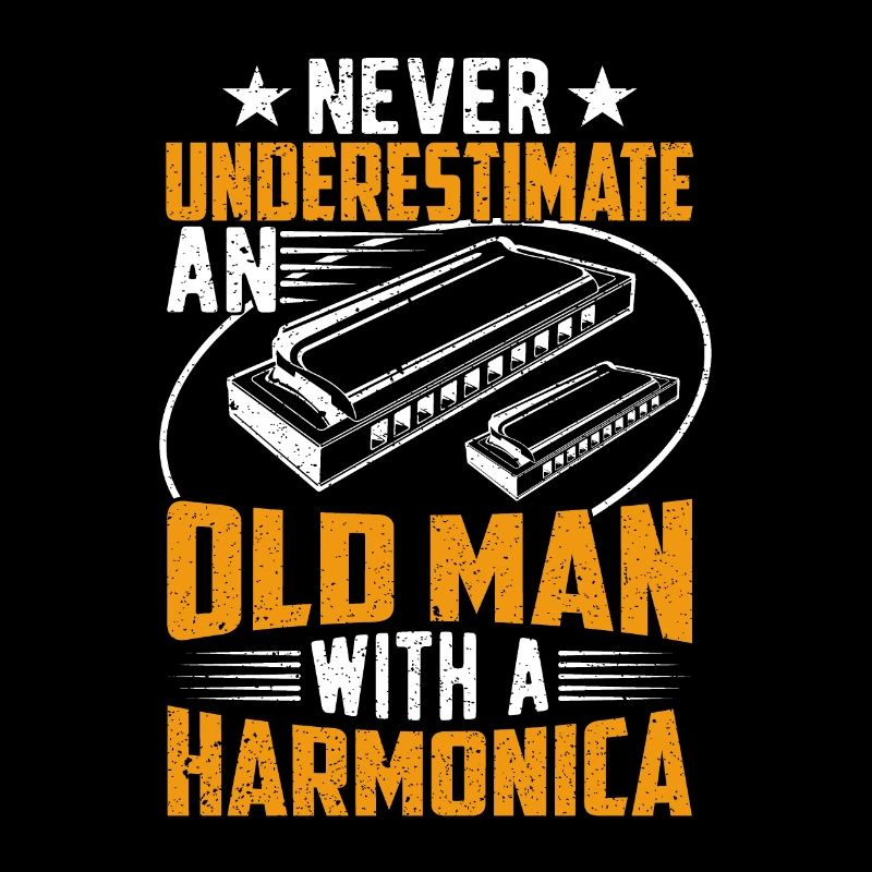 Old Man With A Harmonica