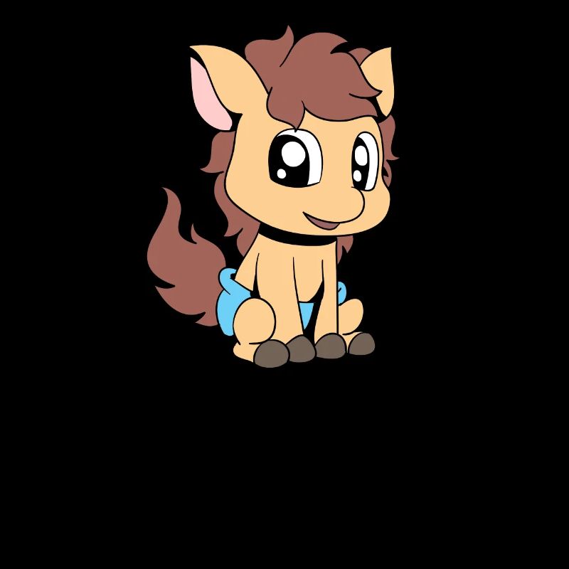 Bébé Poney Kawaii