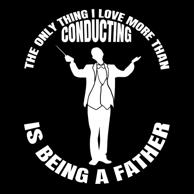 Dirigenten Papa Dirigent Dad Musik Vater Geschenk