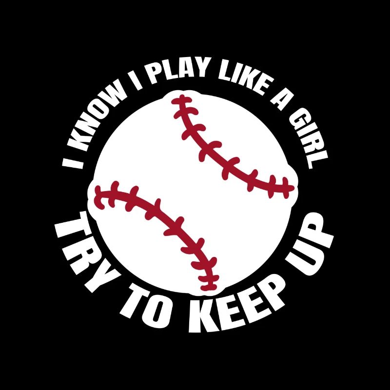 Baseball Baseballliebhaberin Mädchen Baseballspiel