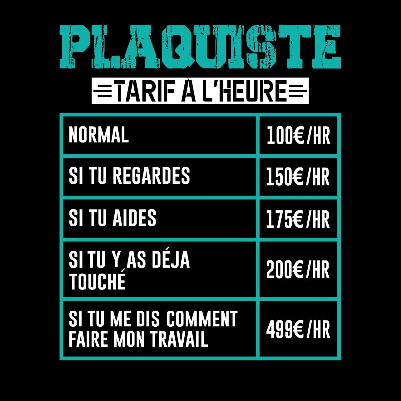 Le Tarif Horaire D'un Plaquiste