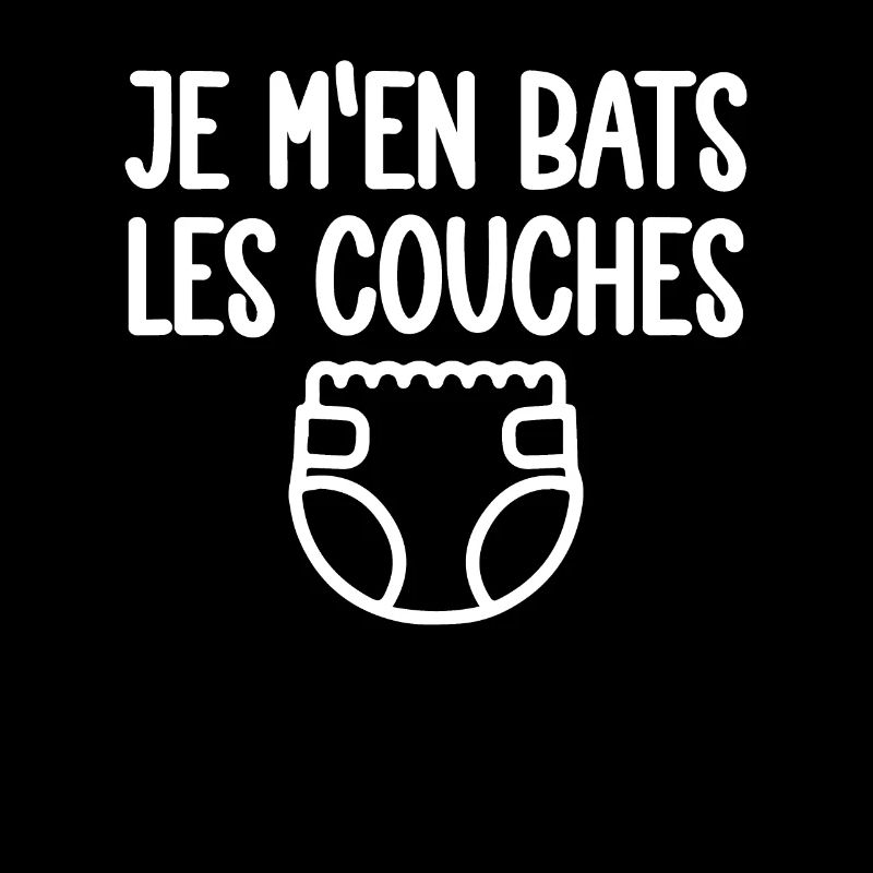 Je M'en Bats Les Couches Cadeau Body Fun Enceinte