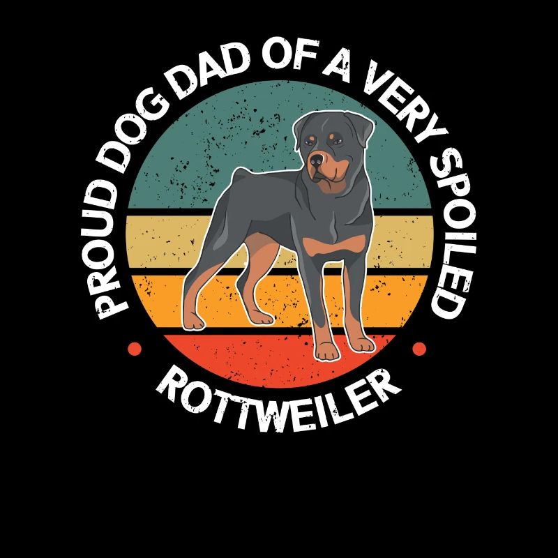 Rottweiler Dad Dog Owner Gift