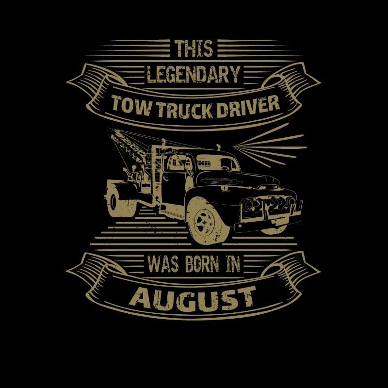 Abschlepper Abschleppwagenfahrer Geburtstag August