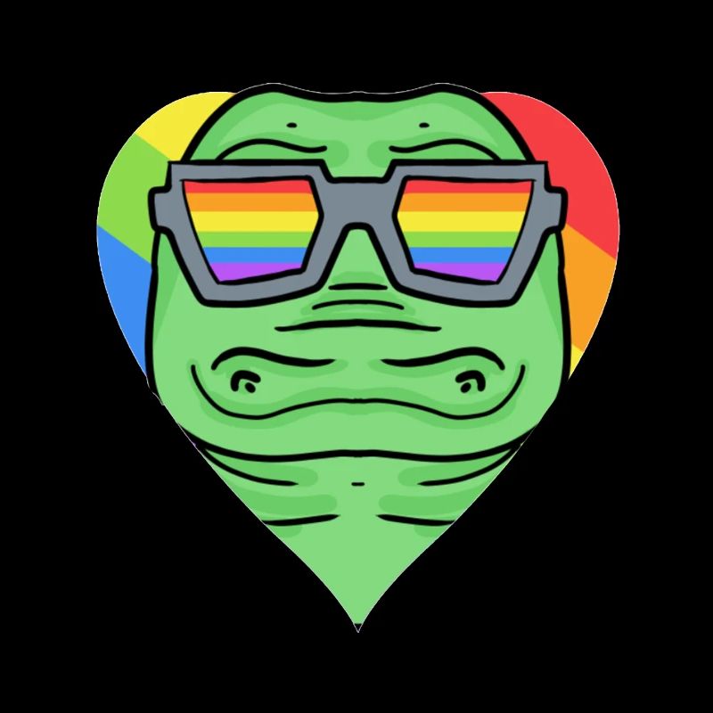 LGBT Tier Krokodil Regenbogen