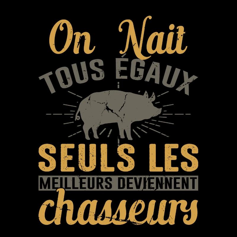 Les Meilleurs Deviennent Chasseurs Chasser Cadeau