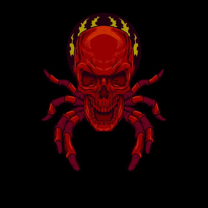 Creepy Skull Spider